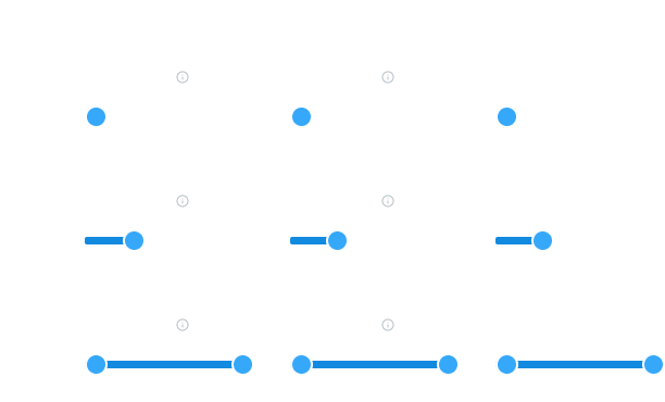 Slider component states