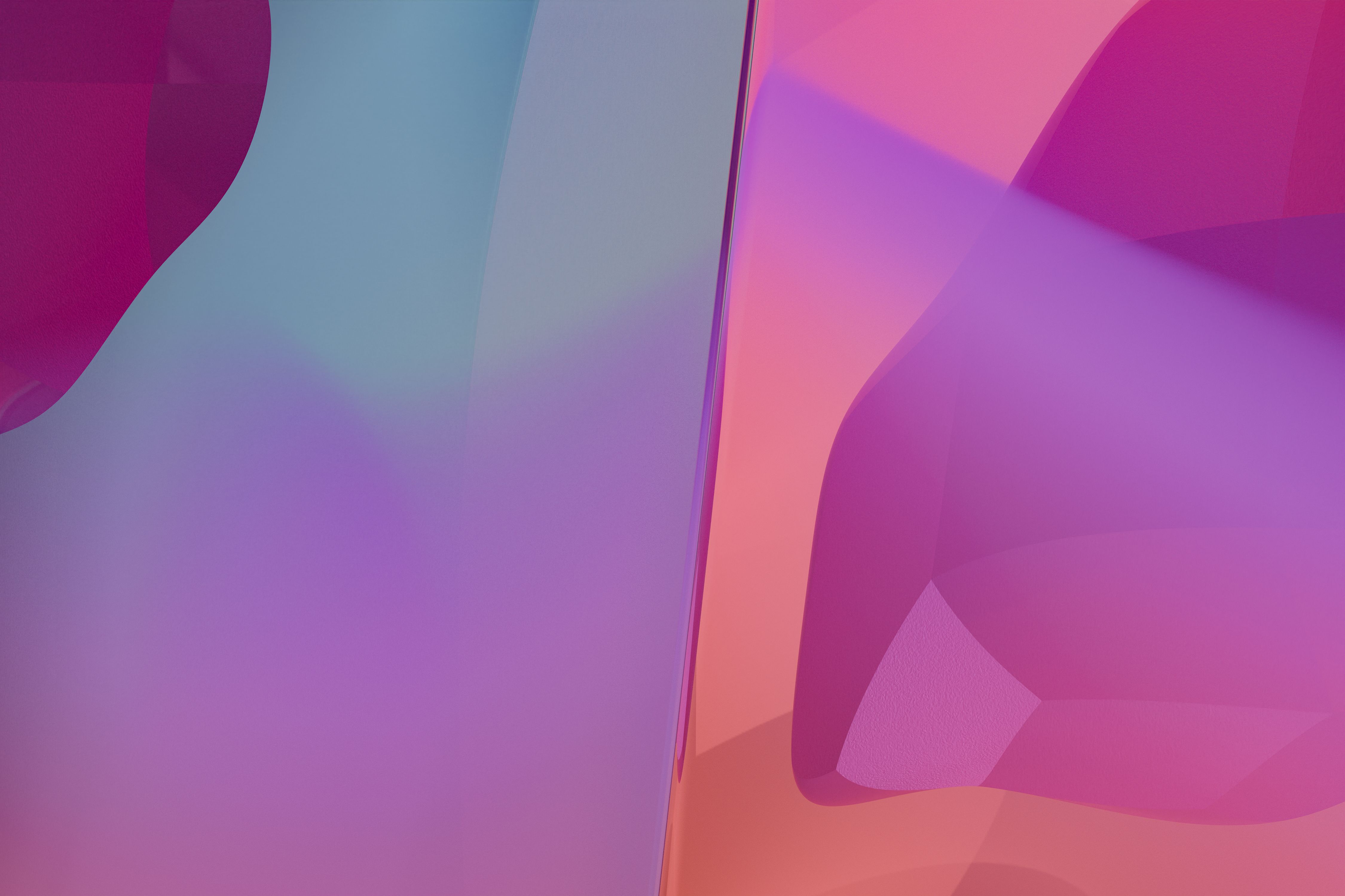 Pink and purple abstract geometric forms