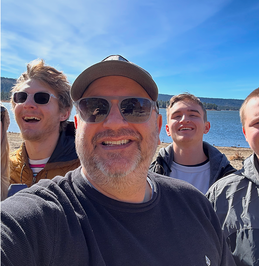 Darren Beason enjoying time outdoors with friends