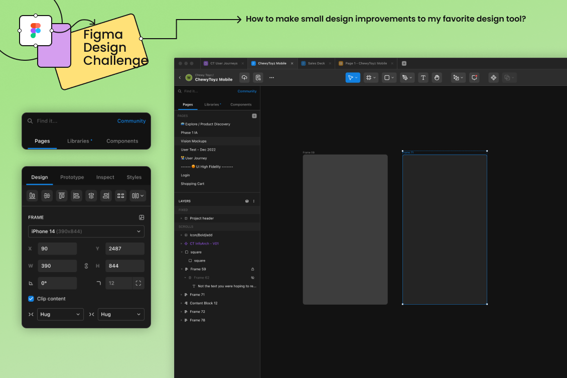 Figma design challenge concept