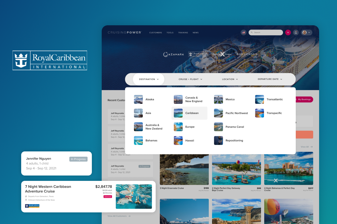 Royal Caribbean cruise product concept